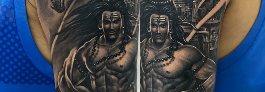 Shiva Tattoo By Mukesh Waghela Best Tattoo Artist In Goa at Moksha Tattoo  Studio Goa India. - Best Tattoo Studio Goa, Safe, Hygienic - Moksha Tattoo