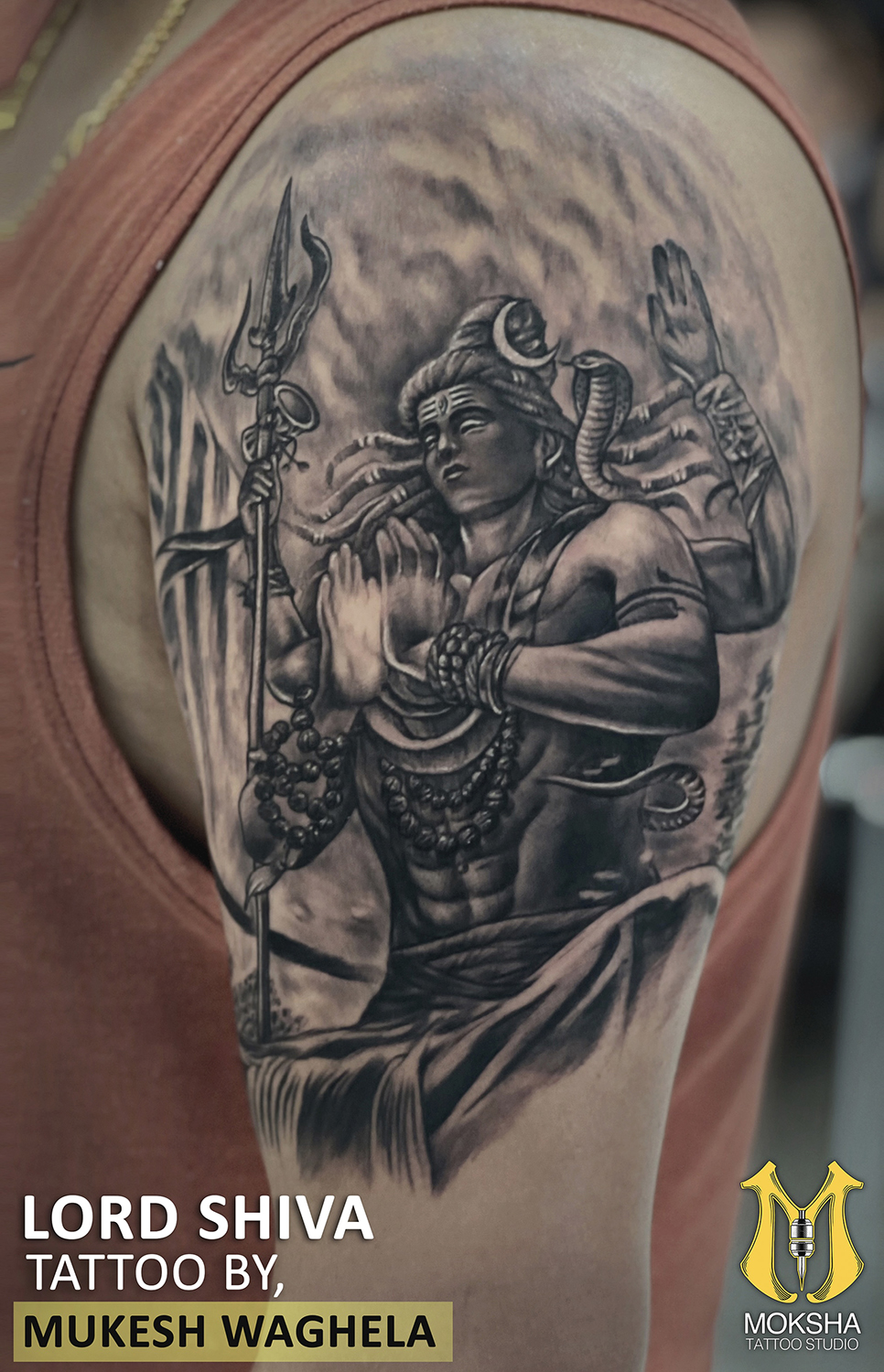Lord shiva angry mode tattoo design - YouTube