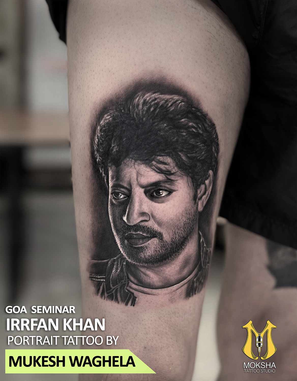 Irrfan Khan Tattoo